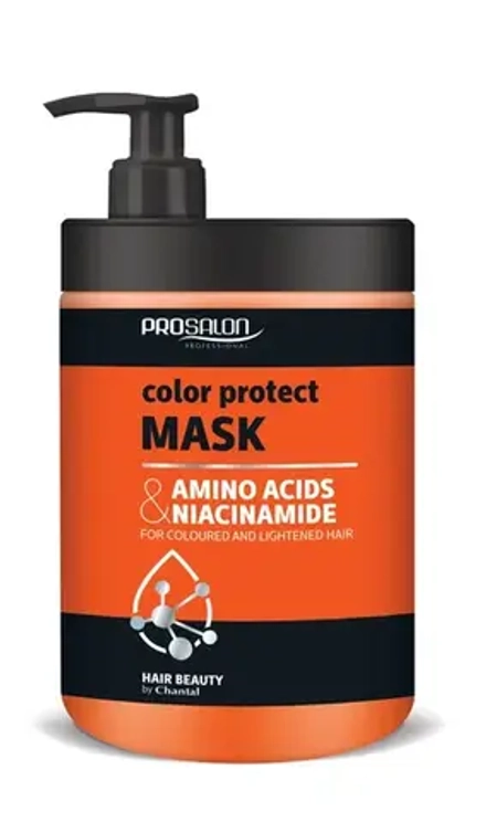Prosalon Color Protect Mask-Маска для защиты цвета окрашенных волос с аминокислотами и ниацинамидом, 1000 мл
