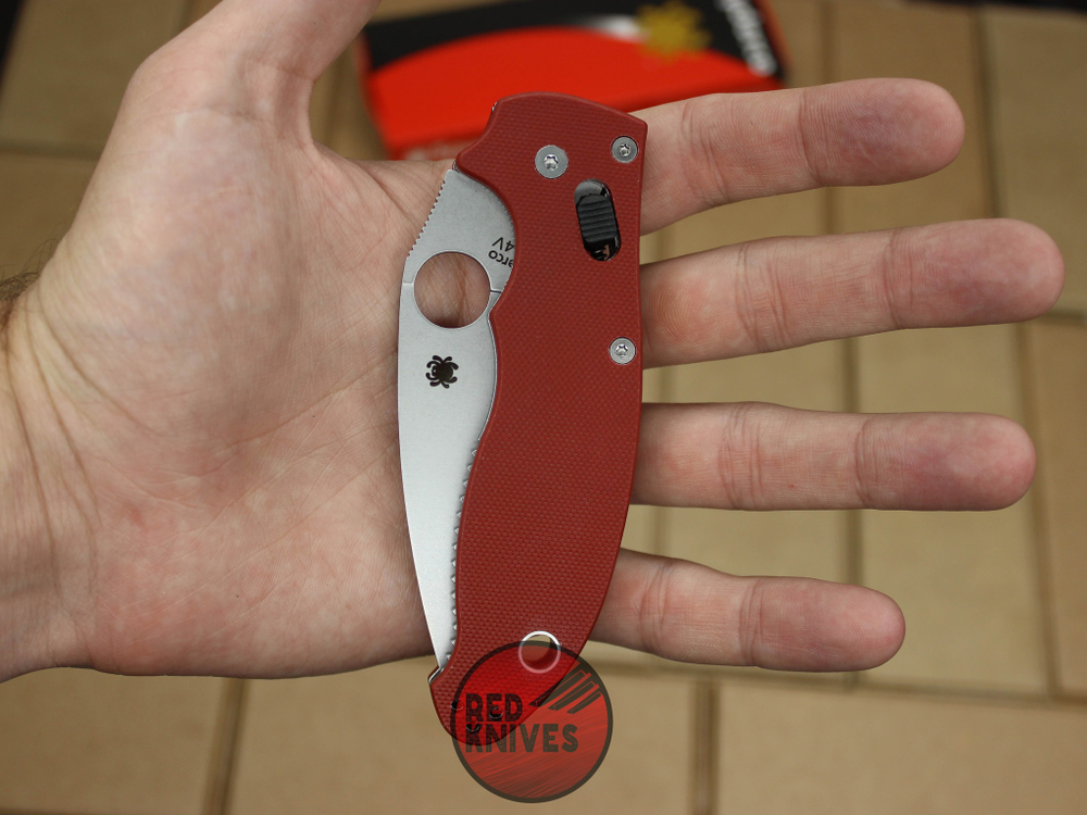 Нож Spyderco Manix 2 Бургунди SW C95GP2 BRGSW