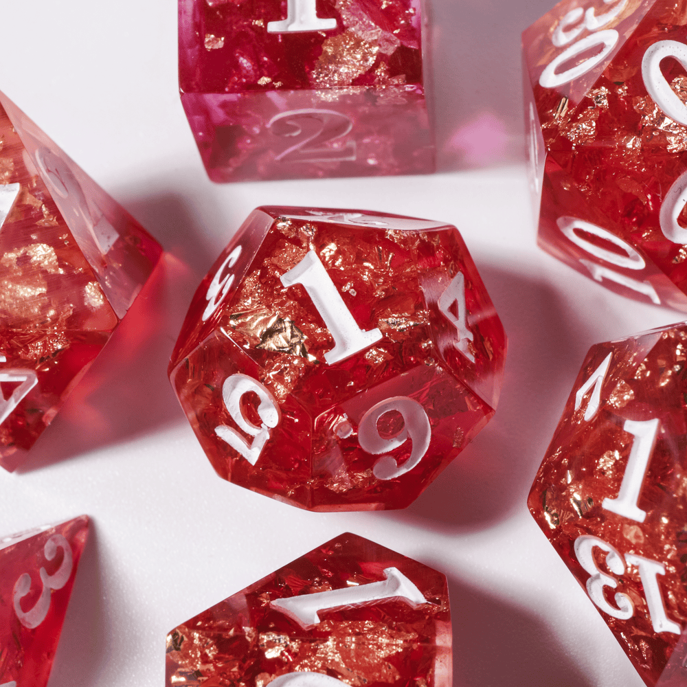 Яблоки в карамели - набор дайсов