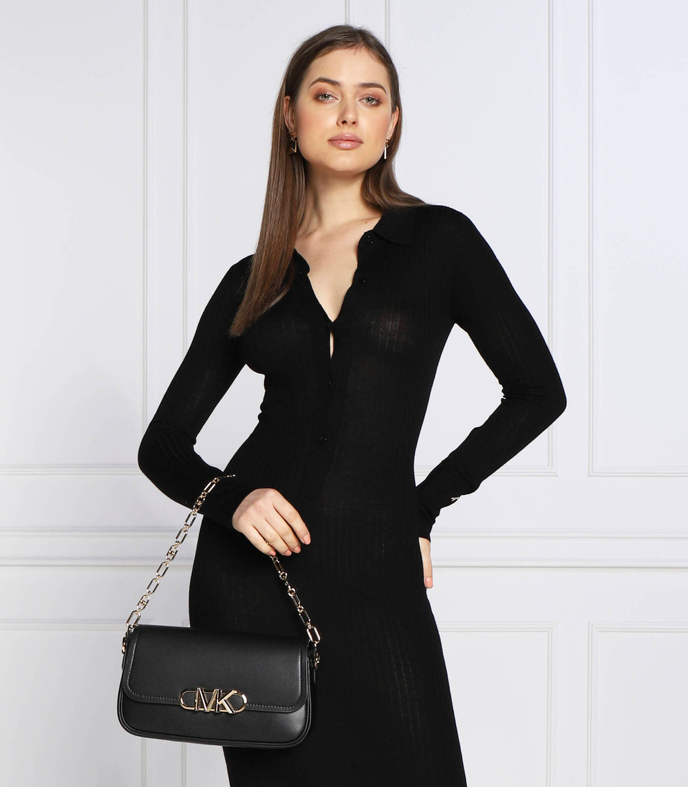 кожаная сумка-мессенджер Michael Kors - черный(30F2G7PC2L)