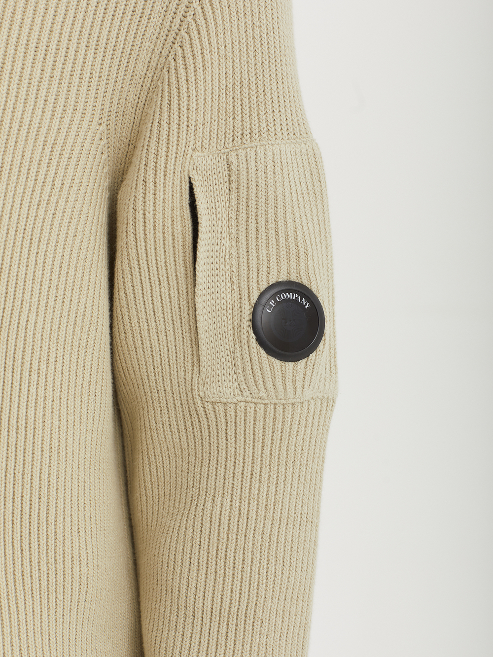 Мужской Свитер (Half-button) Full Rib Cotton Half Button Lens
