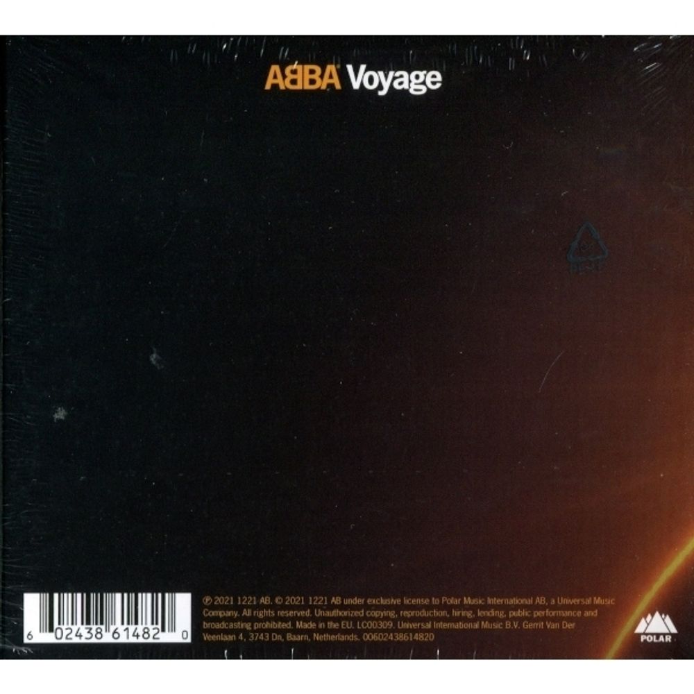 ABBA. Voyage (CD) АББА. Вояж - НОВЫЙ АЛЬБОМ 2021