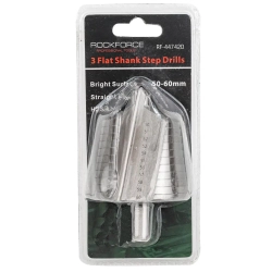 Сверло ступенчатое HSS4241(50-60мм)в блистере RockForce##Rock FORCE RF-44742D