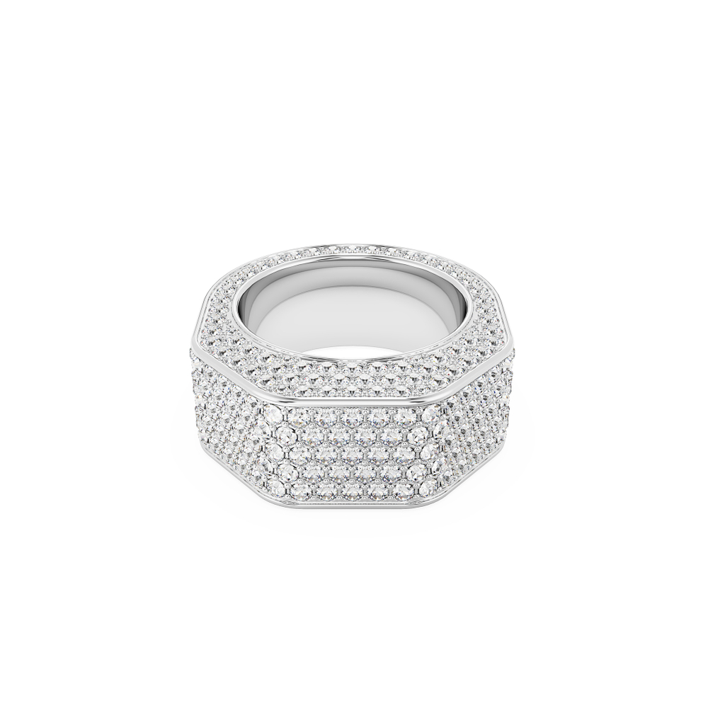DEXTERA:RING OCT FULL PAVE CRE/RHS 58