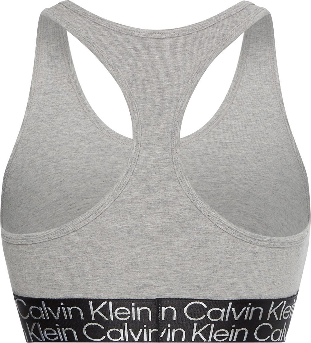ТОП теннисный Calvin Klein Low Support Sports Bra - heather grey