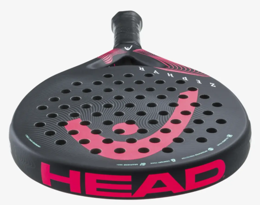 Ракетка для падел Zephyr Pro черный красный Head