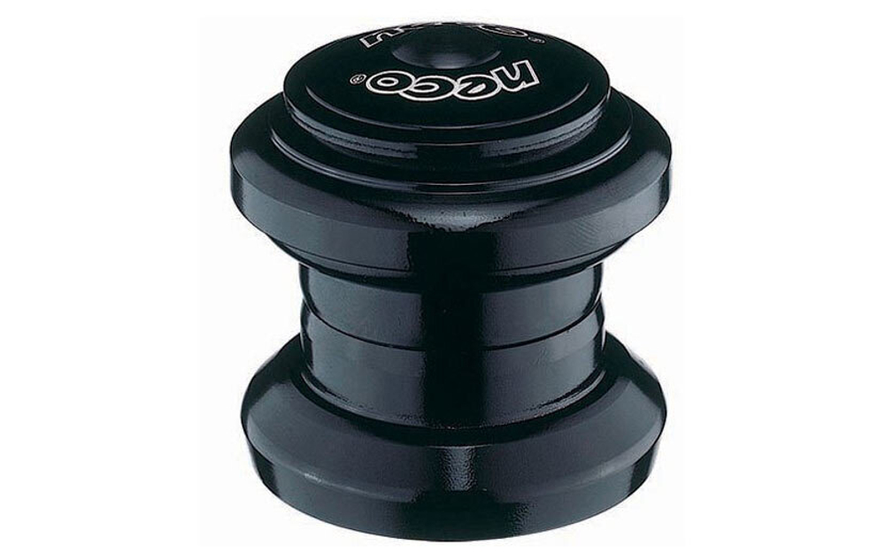Рулевая колонка NECO, 1-1/8", б/резьбовая, п/интегрированная, EC 34/28,6 EC 34/30, подшип. 5/32"x22 + игольчатый, с якорем, высота 25 мм, черн.