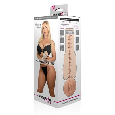 Мастурбатор-вагина Fleshlight Girls - Savannah Bond From Australia With Love (Цвет: бежевый)