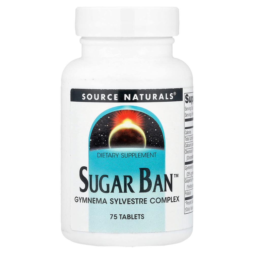 Source Naturals, Sugar Ban™, 75 таблеток