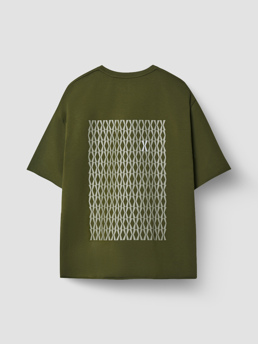 ФУТБОЛКА ОВЕРСАЙЗ PATTERN HAKI