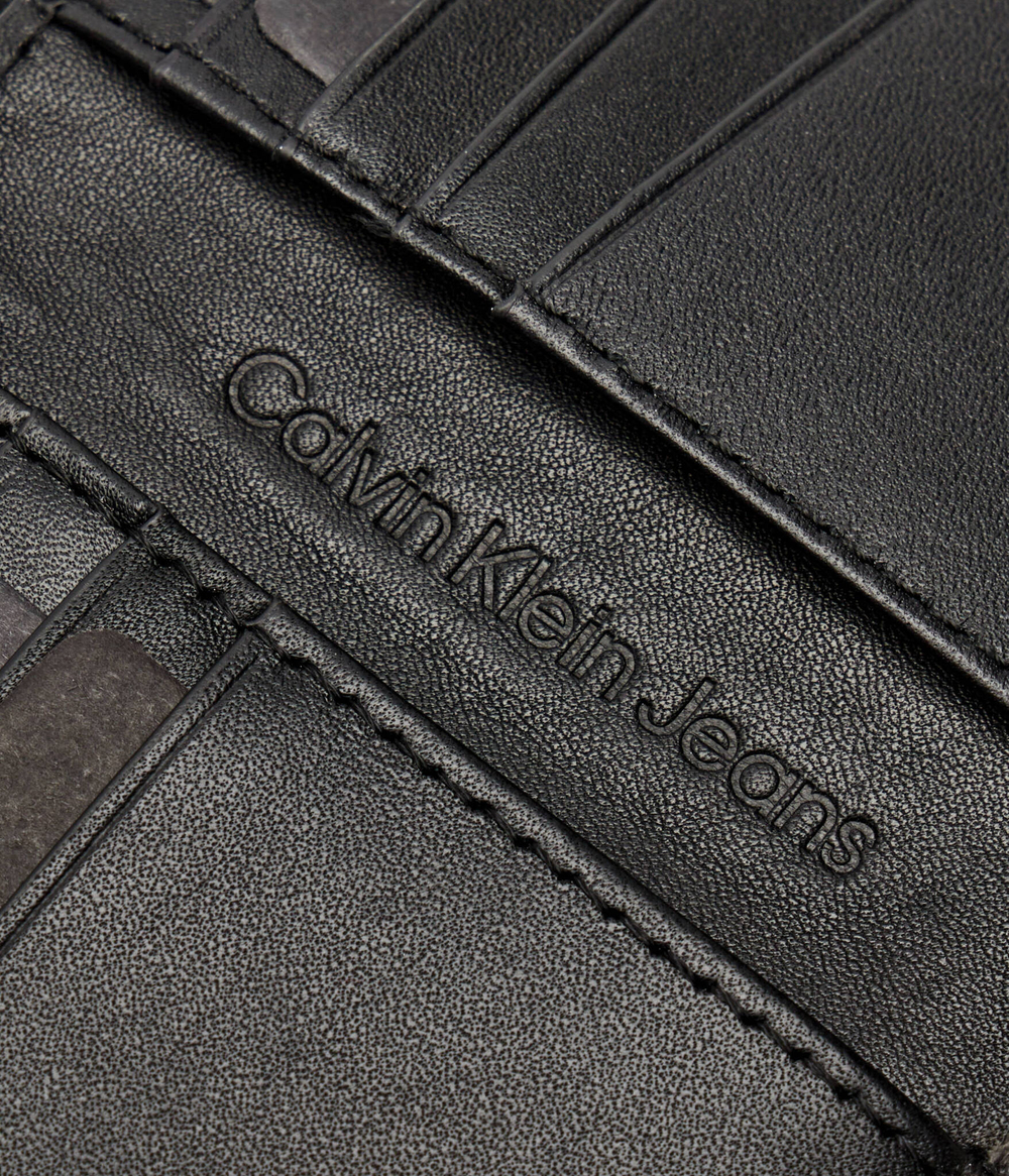 Кожаный кошелек CALVIN KLEIN JEANS - черный(K50K512588)