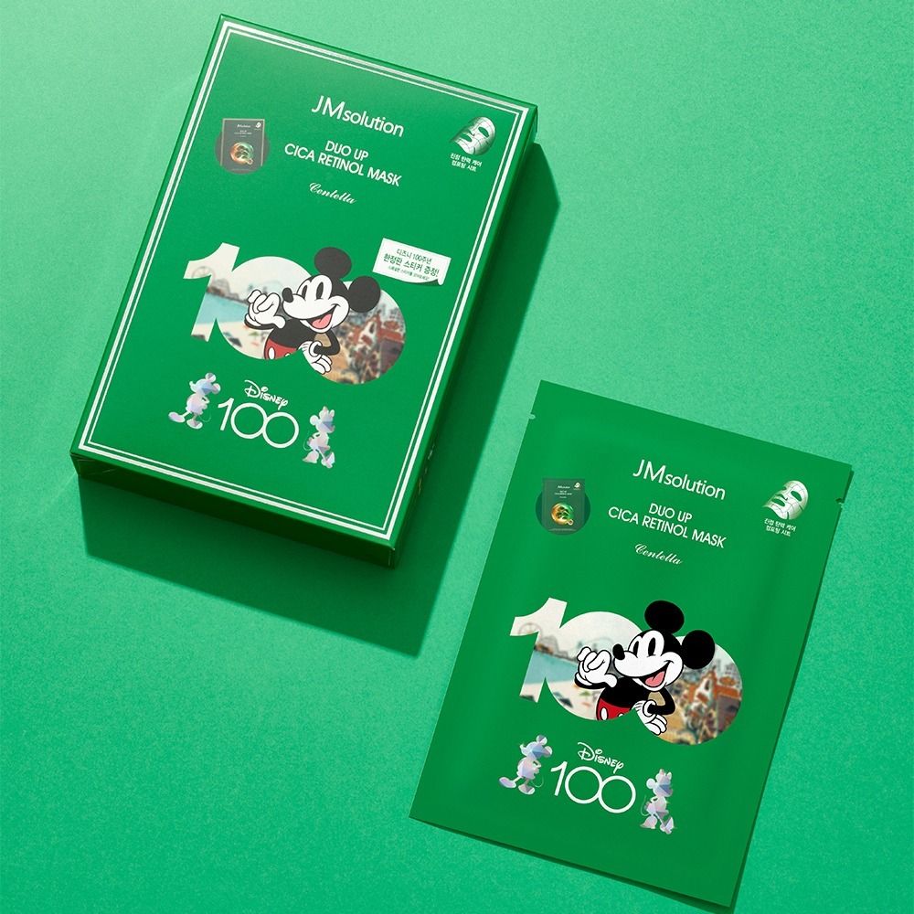 JM SOLUTION Восстанавливающая маска для лица с ретинолом и центеллой Disney Duo Up Cica Retinol Centella (30 гр.)