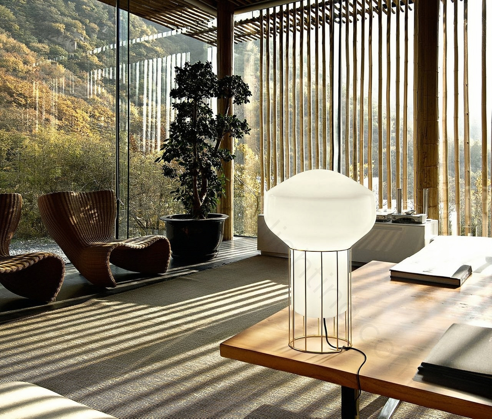 Table design lamp Aerostat by Fabbian