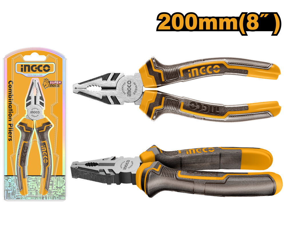 Плоскогубцы комбинированные INGCO HCP08208 200 мм Плоскогубцы комбинированные INGCO HCP08208 200 мм