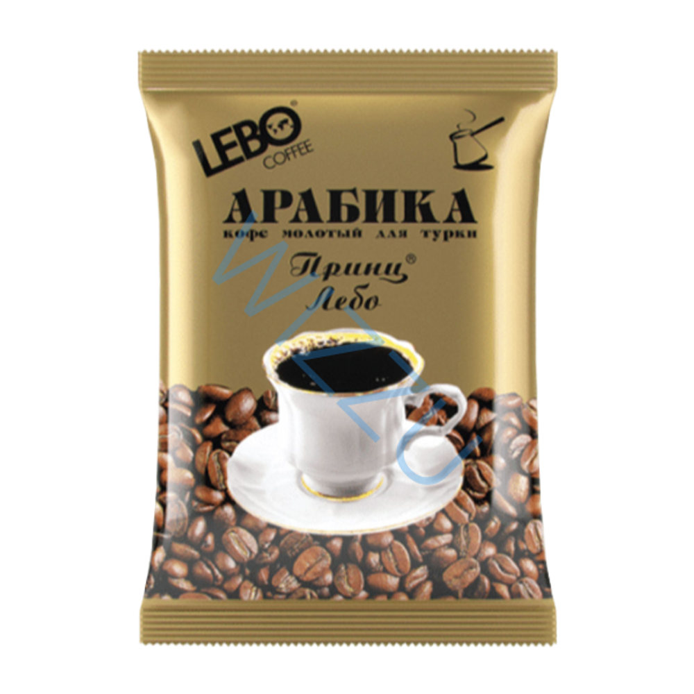 Кофе жареный молотый  Classic для турки Арабика среднеоб 100г LEBO