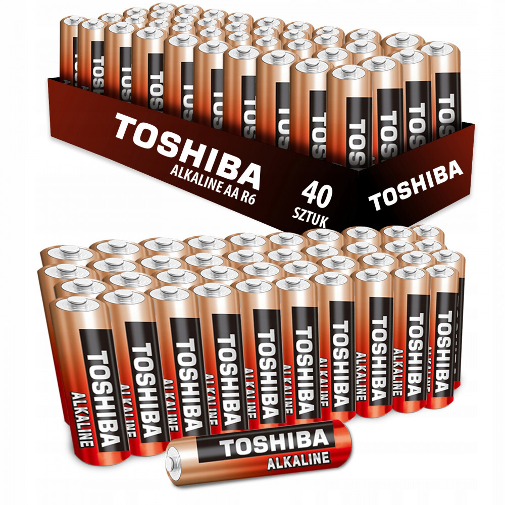 Элемент питания Toshiba LR06 box40 (комплект 40 шт)