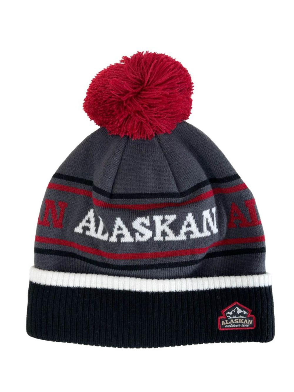 Шапка женская Alaskan Knitted мультиколор, Единый размер 58см