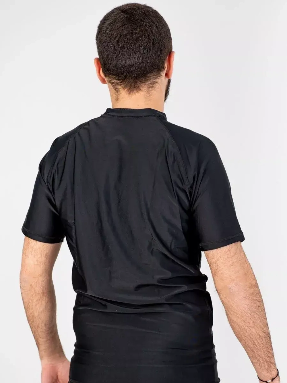 Рашгард с коротким рукавом Only black