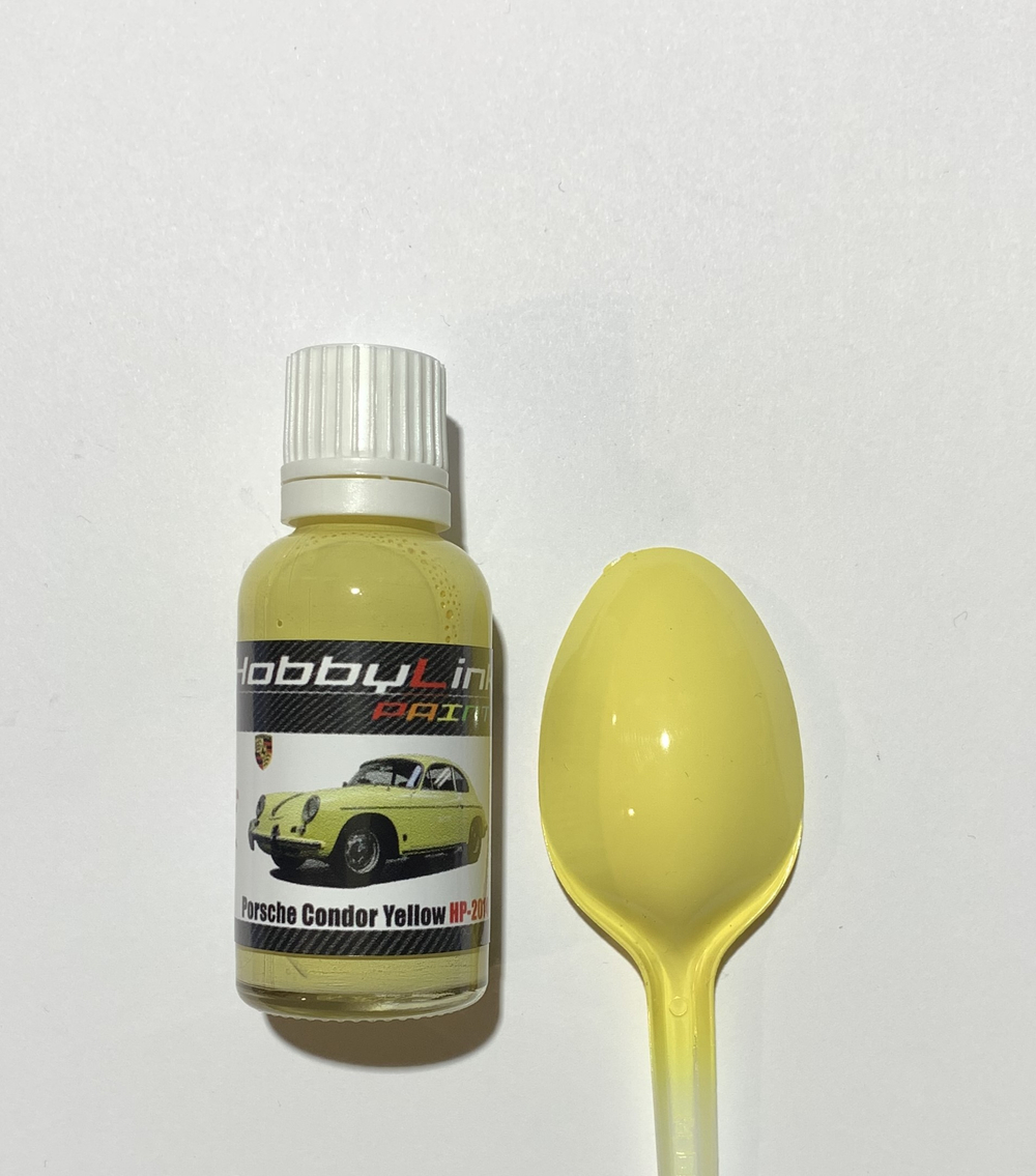 Краска лаковая HobbyLink Porsche Condor Yellow HP-2014