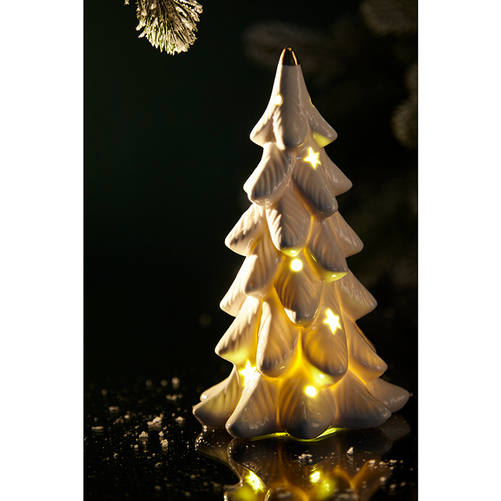 Декор новогодний с подсветкой 20см Tkano Christmas shimmer New Year Essential