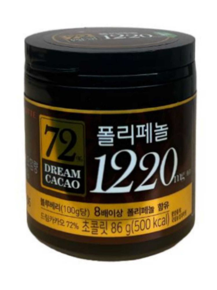 Lotte Dream Cacao Шоколад в кубиках Дрим Какао 72% 86 г 6 шт