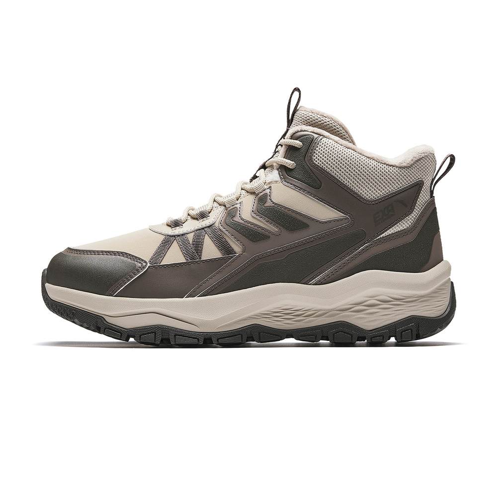 Anta Mountain Exploration Thermal Abrasion Resistant Cushioning High top Insulated Shoes Men"s