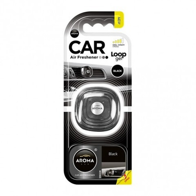 AROMA CAR Ароматизатор гелевый LOOP GEL Black