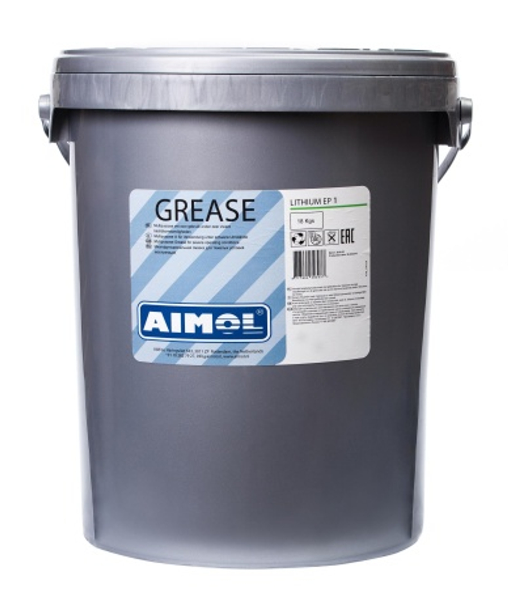 AIMOL Grease Lithium EP 1 /18 кг/Пластичная литиевая смазка для подшипников c ЕР свойствами