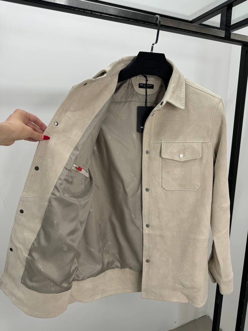 Замшевая куртка Kiton