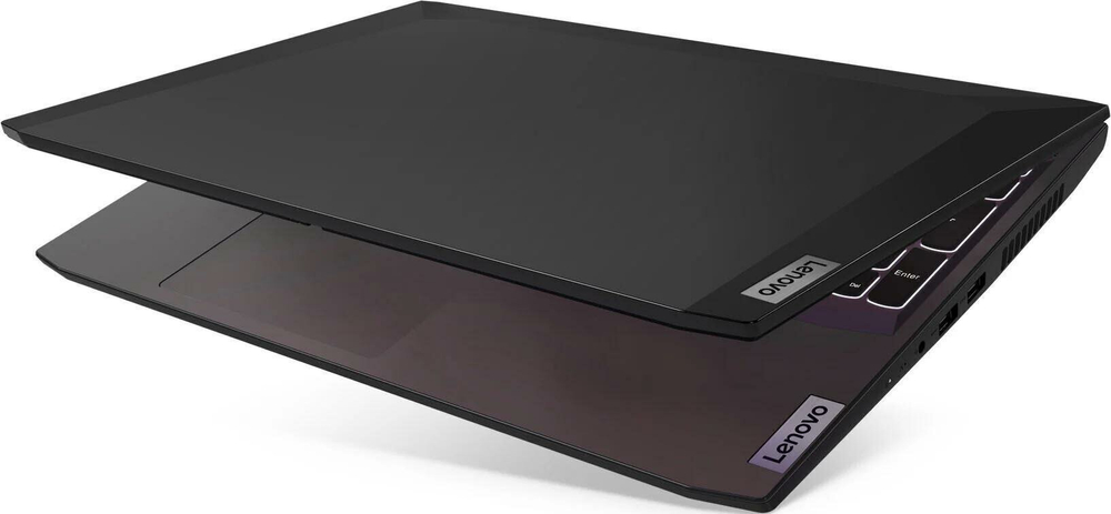 Ноутбук Lenovo ideapad Gaming 3-15ACH6. Производитель CPU: AMD, Линейка CPU: Ryzen 5, CPU: Ryzen 5 5600H, RAM: 8Gb, SSD: 512Gb, GPU: Nvidia RTX3060 6Gb, Диагональ: 15.6", Разрешение: 1920*1080, Тип экрана: IPS 120hz, OS: DOS, BackLight: RGB, Цвет: чёрный