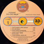 Foghat ‎– Zig-Zag Walk (США 1983г.)