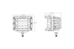 Светодиодные фары RIGID D-SS Серия PRO 9 светодиодов (пара)
