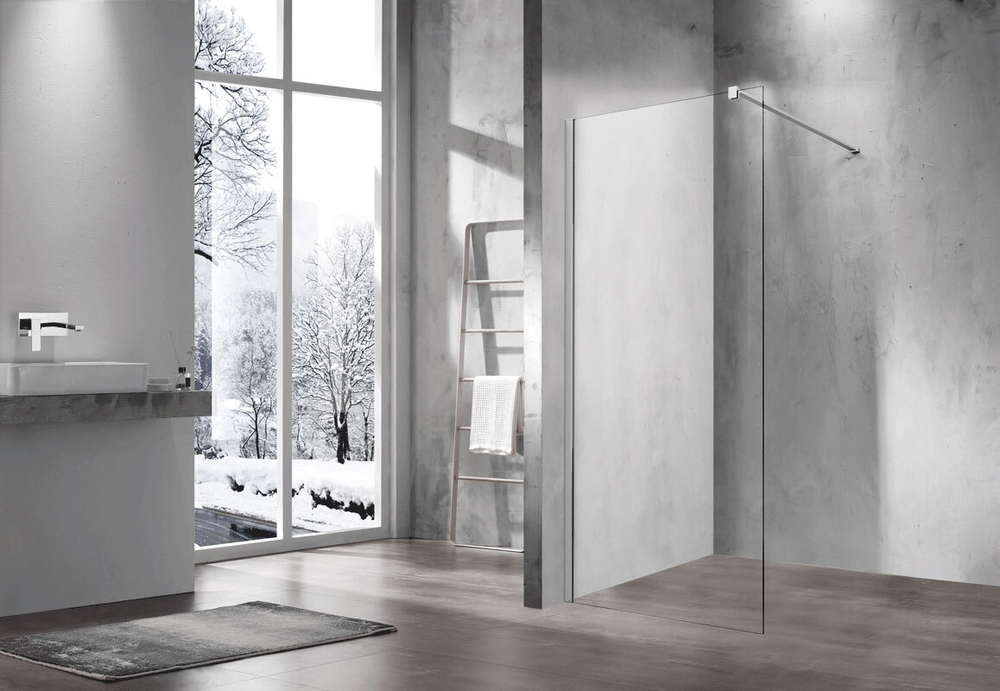 Душевая перегородка Walk-In VSW-1H110CL,1100*2000, хром, стекло прозрачное