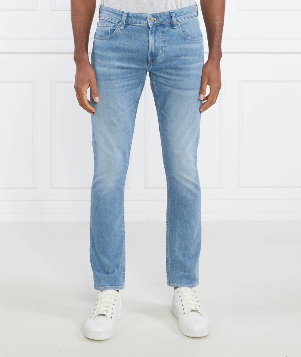 джинсы miami GUESS - голубой(M2YAN1 D4Q43)