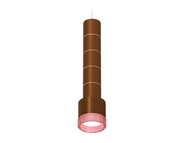 Комплект подвесного светильника c композитным хрусталем 1*GX53 XP8117005 SCF/PI кофе песок/розовый DIY System Complects Ambrella