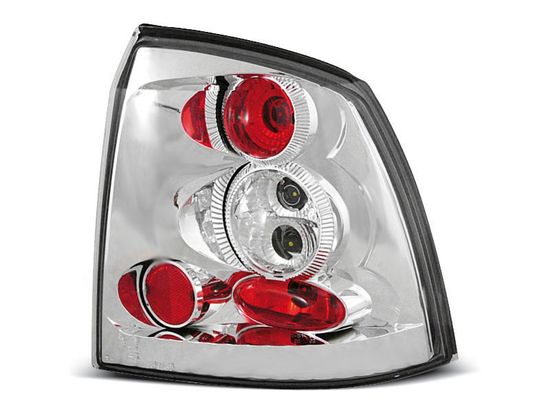 Задние фонари Opel Astra G chrome