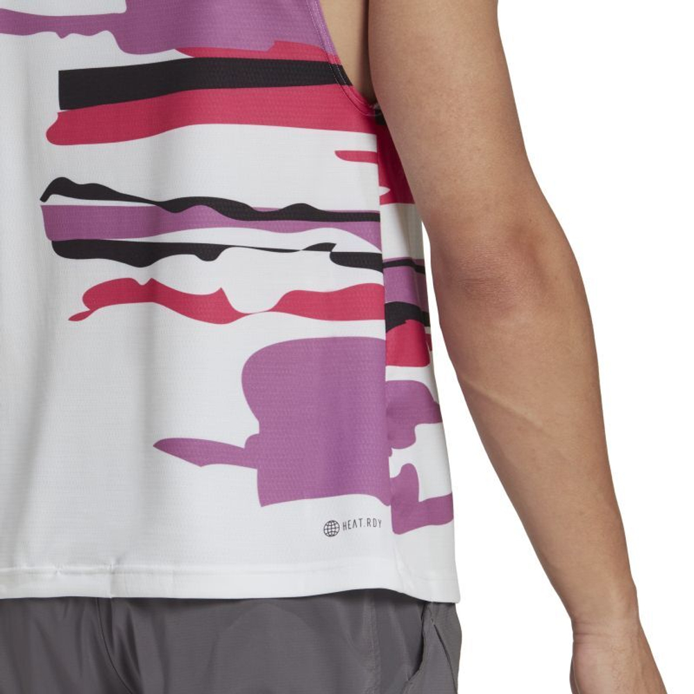 Футболка мужская теннисная Adidas New York Unitefit Sleeveless Tee - white