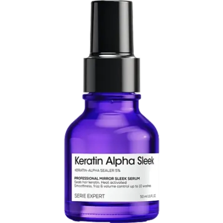 Профессиональная сыворотка для выпрямления волос Keratin Alpha Sleek 50мл