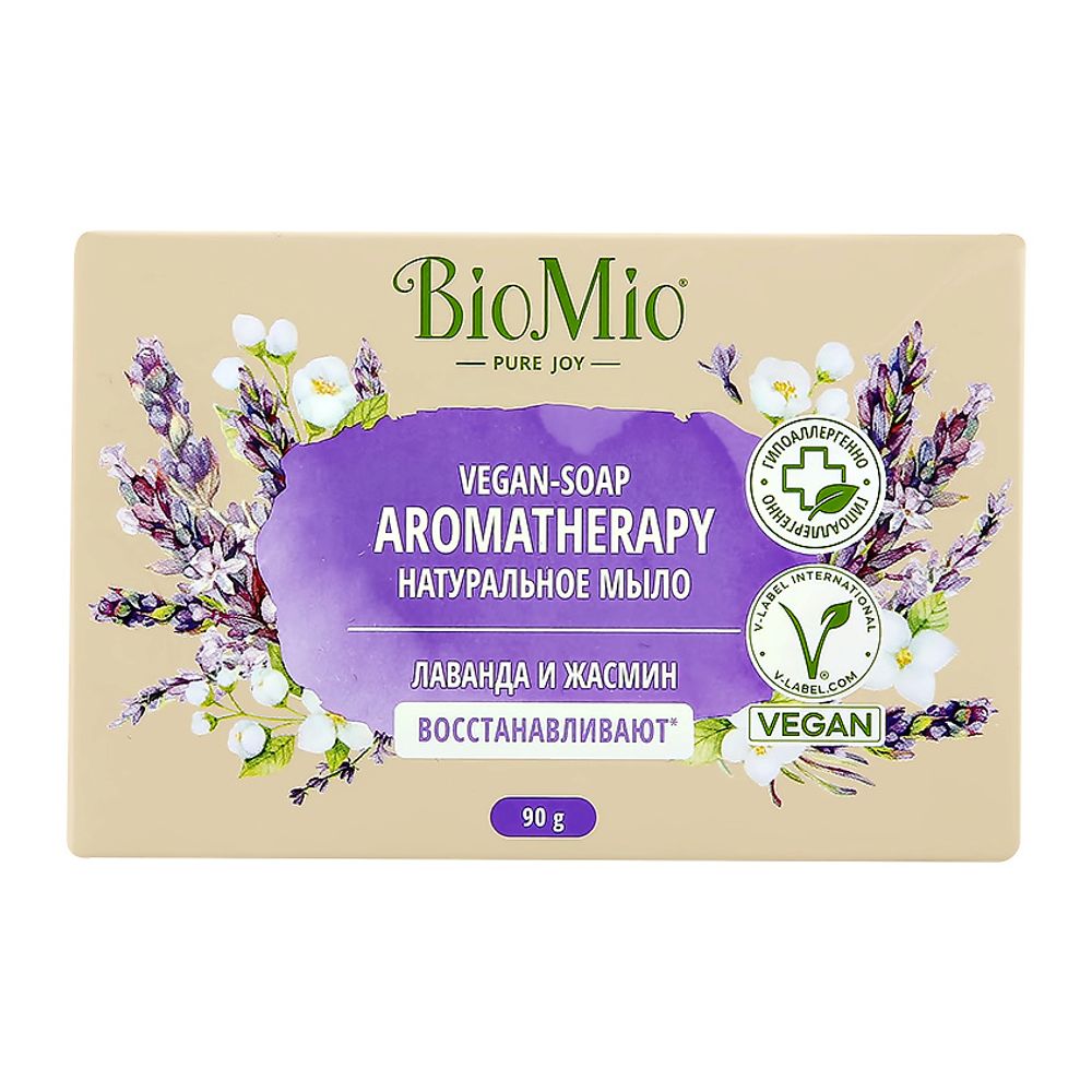 JA.BioMio Bio-Soap натур. мыло Жасмин и эфир. масло Лаванды 90г 1*24шт.