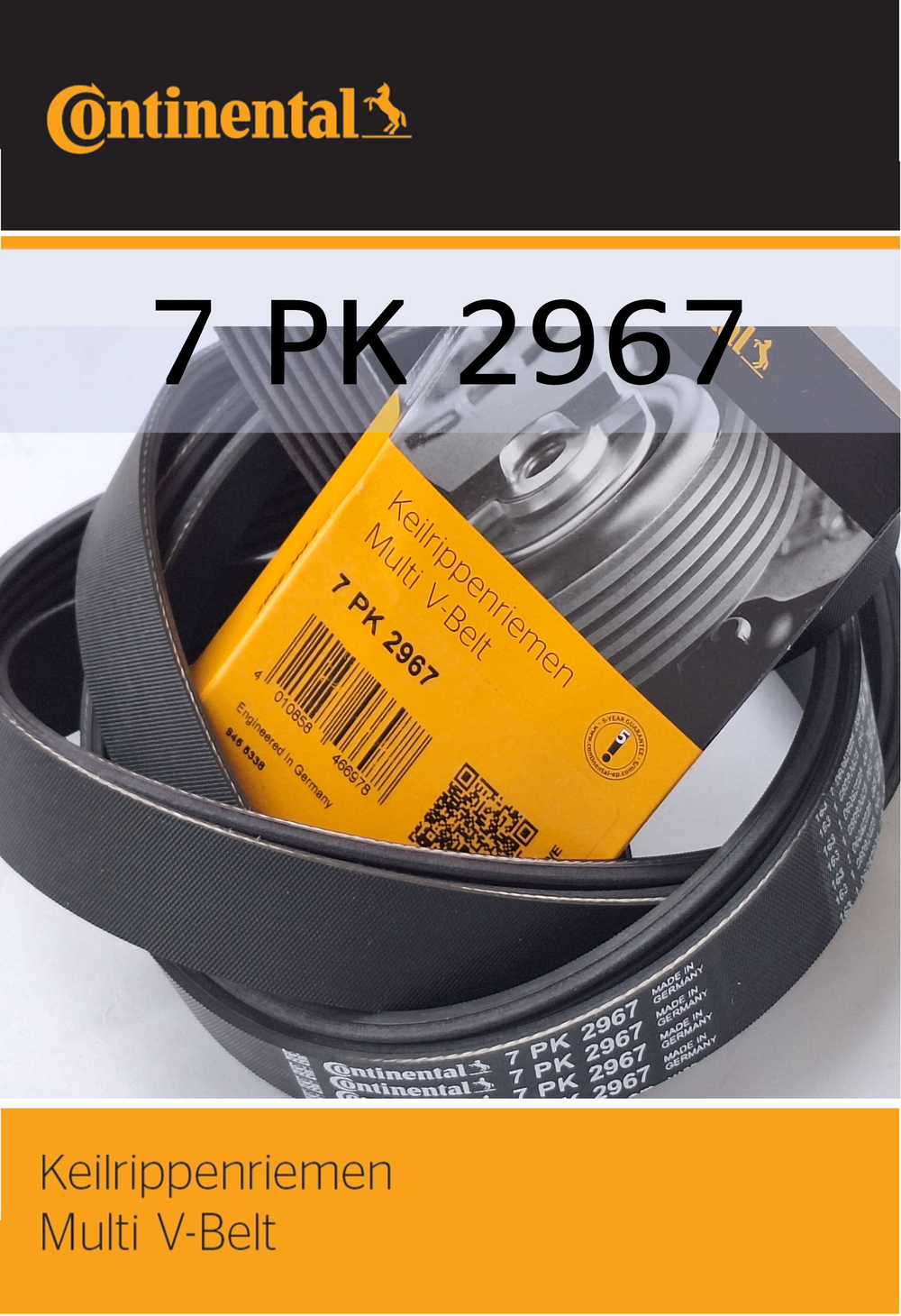 Ремень поликлиновый Continental 7PK2967