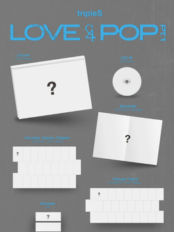 Альбом tripleS - LOVE & POP PT.1 Album 2 Version SET