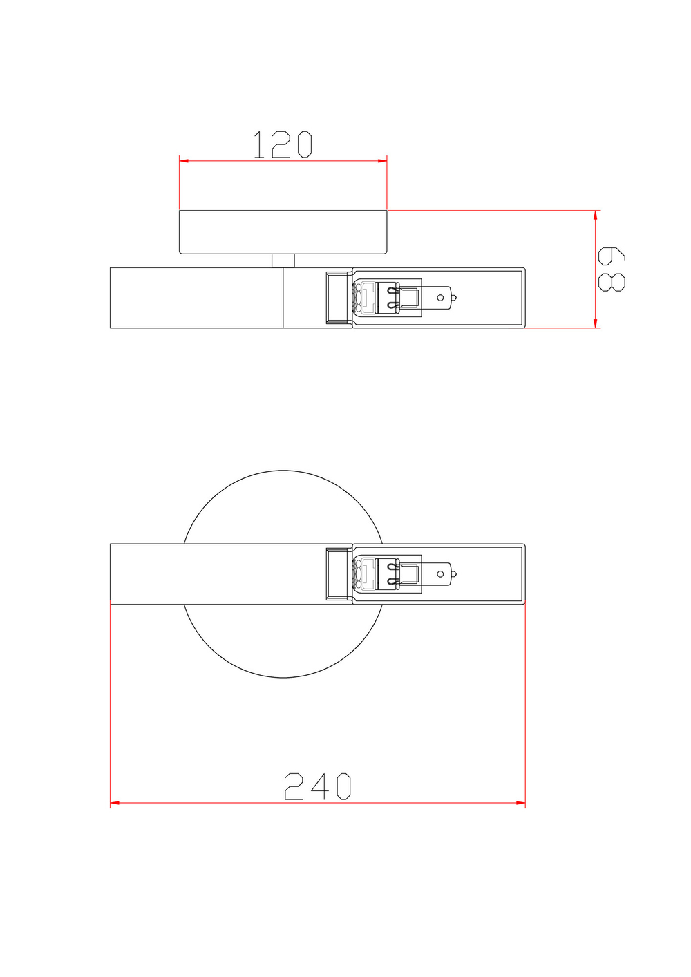 Настенный светильник (бра) Freya FR6109WL-01CH