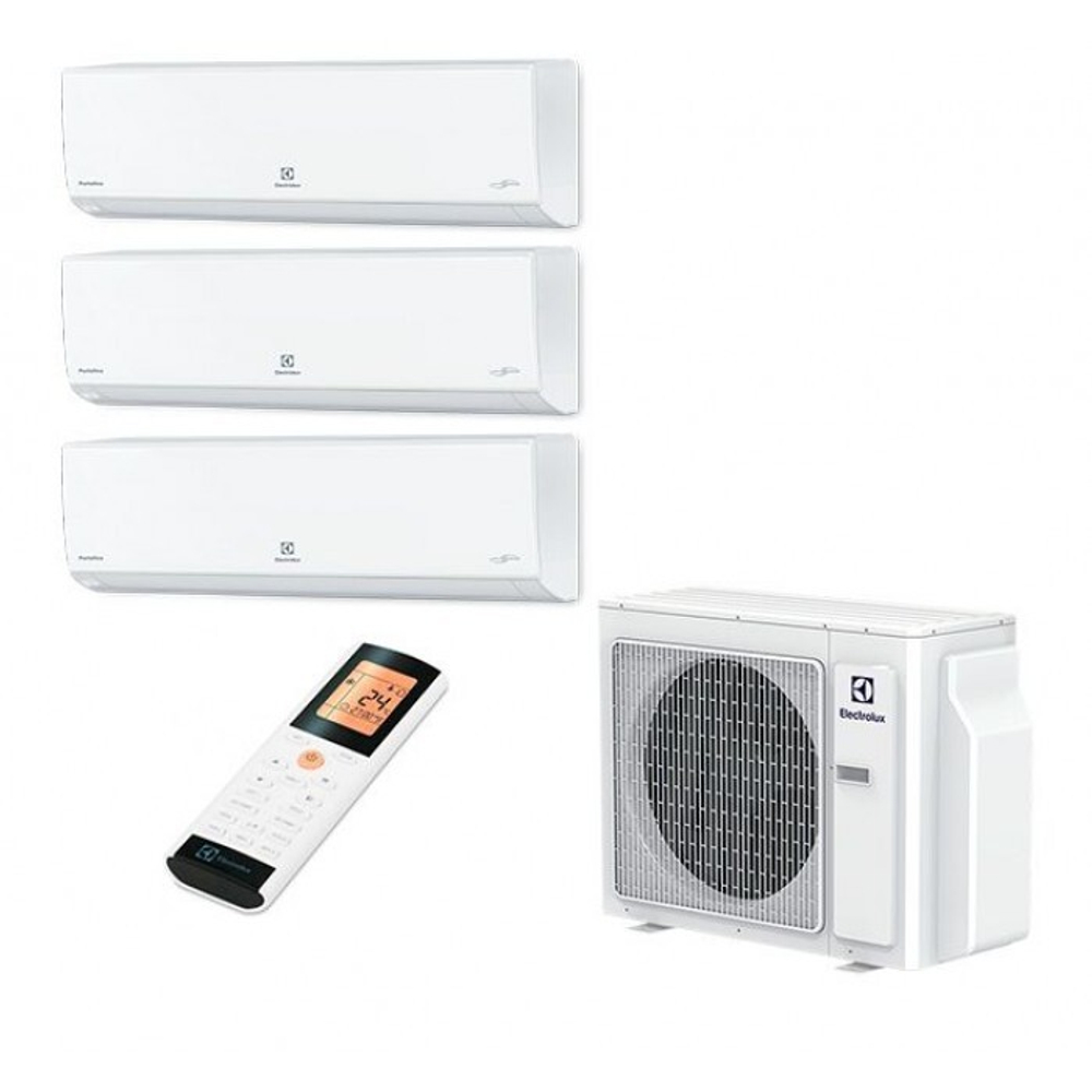Мульти сплит-система Electrolux на 3 комнаты (25+25+25 кв.м.) Portofino