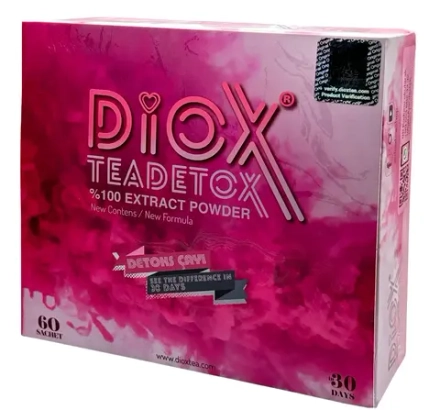 Diox TeaDetox Турецкий чай для быстрого похудения 60 штук
