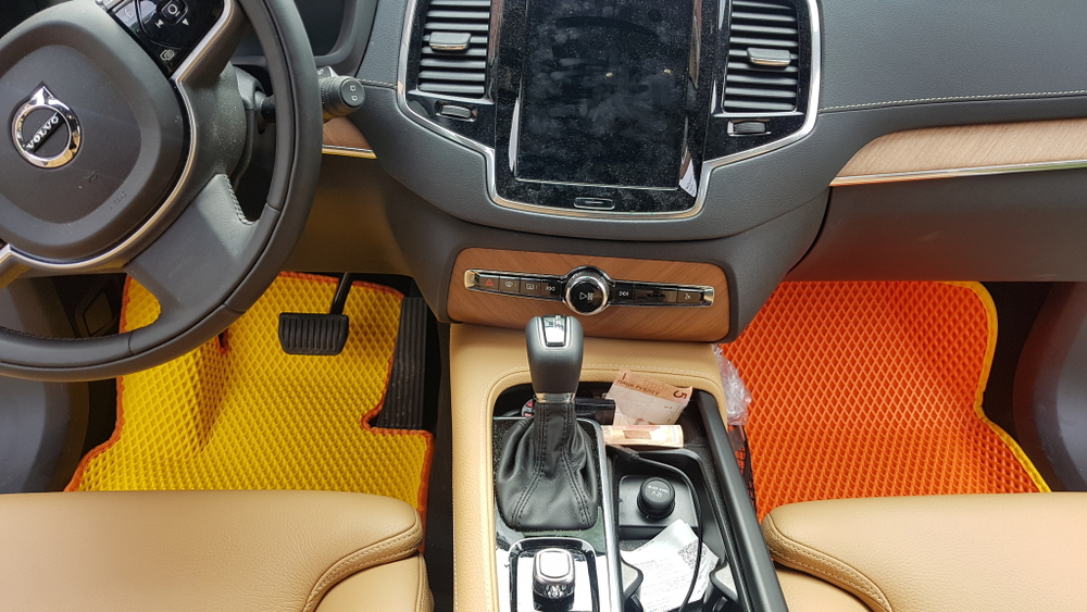 Автоковрики EVA для Volvo XC90 II (2014-). НЕ ГИБРИД
