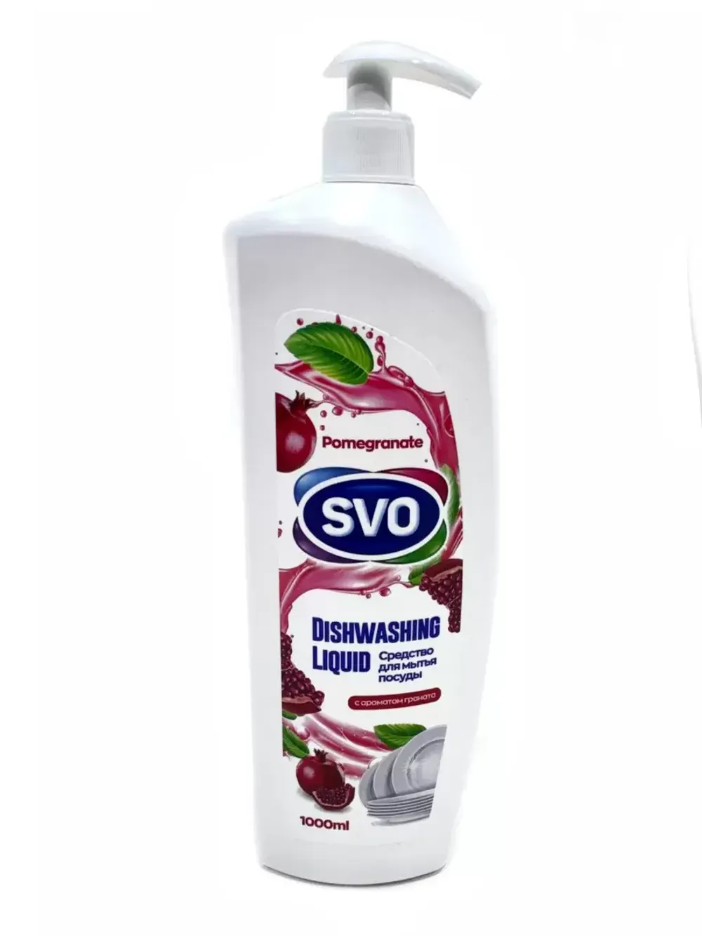 Гель для посуды Svo с дозатором Гранат 1Л