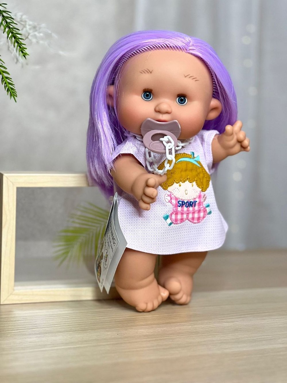 Кукла пупс для девочки 26см Пепоте с закрывающими глазками (N804S8)