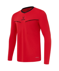 Лонгслив судейский JOGEL DIVISION PerFormDRY Referee LS Tee 2.0, красный