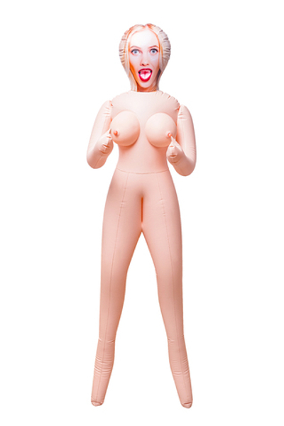 Кукла надувная Dolls-X Lilit блондинка с тремя отверстиями 150 см
