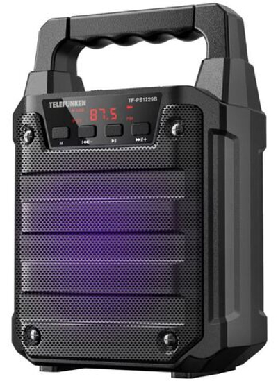 Портативная аудиосистема Telefunken TF-PS1229B(черный)